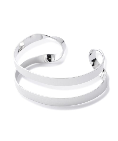 N.（N. Natural Beauty Basic）（エヌエヌナチュラルビューティーベーシック）の「ダブルラインバングル（バングル/リストバンド・レディース・シルバー/ゴールド・FREE）」の7枚目の写真