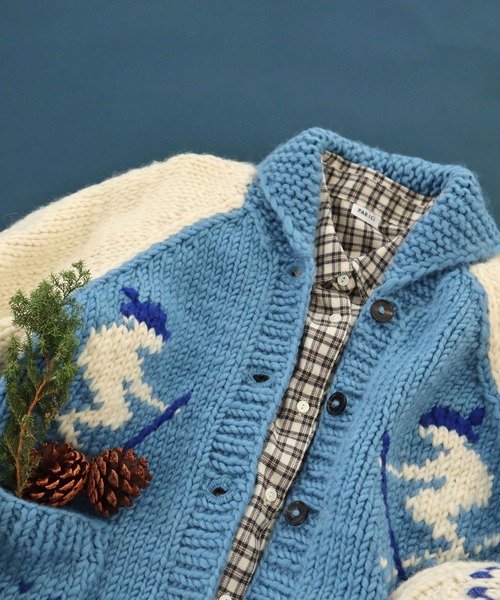 PAR ICI（パーリッシィ）の「ネルチェック 丸襟ボタンダウンシャツ（シャツ/ブラウス・レディース・ネイビー/ベージュ/アイボリー/ホワイト・FREE）」の7枚目の写真