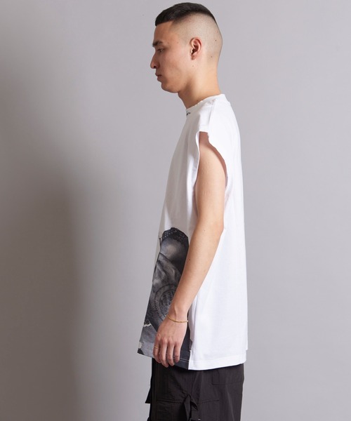 GALLIS ADDICTION（ガリスアディクション）の「GA PHOTO NO-SLEEVE（タンクトップ・メンズ・ホワイト/ブラック・FREE）」の17枚目の写真
