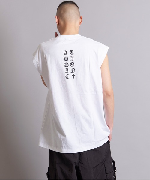GALLIS ADDICTION（ガリスアディクション）の「GA PHOTO NO-SLEEVE（タンクトップ・メンズ・ホワイト/ブラック・FREE）」の22枚目の写真