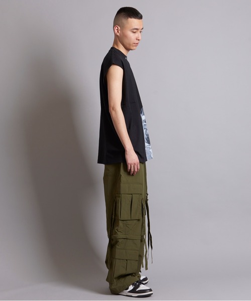 GALLIS ADDICTION（ガリスアディクション）の「GA PHOTO NO-SLEEVE（タンクトップ・メンズ・ホワイト/ブラック・FREE）」の12枚目の写真