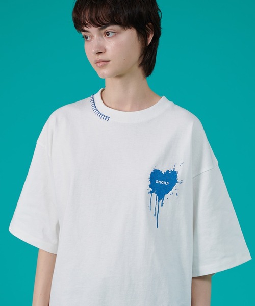 RILY ハートロゴTシャツ RILY ハートロゴTシャツ RILY ハートロゴTシャツ ONCILY / オン