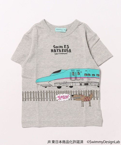 HAKKA KIDS(ハッカキッズ)の「人気の乗り物プリントTシャツ(Tシャツ/カットソー・キッズ・イエロー/オレンジ/ネイビー/ライトブルー/杢グレー・100cm/110cm/120cm/130cm)」の3枚目の写真