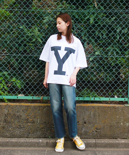 The BOOK STORE / ザブックストア YALE LOGO SS TEE イェール大学 プリント ロゴTシャツ（Tシャツ/カットソー）｜SUNNY SPORTS（サニースポーツ）