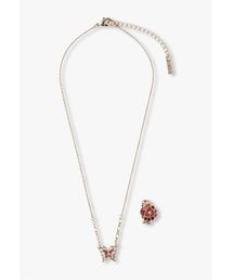 ANNA SUI（アナスイ）の「誕生石カラー ネックレス＆イヤーカフセット（ネックレス）」