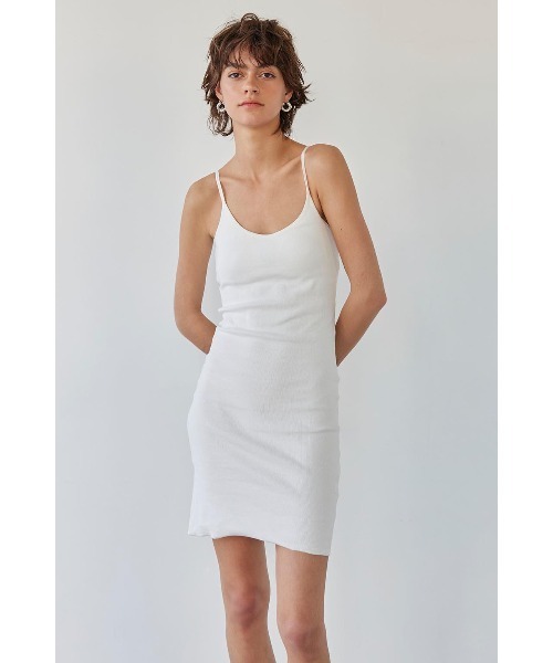 ALEXIA STAM グレー キャミワンピース セール】Satin Long Dress /サテンワンピース（ワンピース
