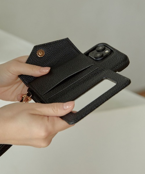 ACYM（アシーム）の「iPhone12/12/pro/13/13pro/14/14pro/15/15pro Smart holder iphone ケース アイフォンケース（スマホケース/カバー・レディース・ブラック/ベージュ・SMALL/MEDIUM/LARGE/X-LARGE/XX-LARGE/XXX-LARGE）」の9枚目の写真