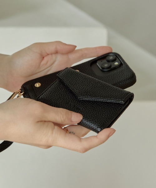 ACYM（アシーム）の「iPhone12/12/pro/13/13pro/14/14pro/15/15pro Smart holder iphone ケース アイフォンケース（スマホケース/カバー・レディース・ブラック/ベージュ・SMALL/MEDIUM/LARGE/X-LARGE/XX-LARGE/XXX-LARGE）」の10枚目の写真