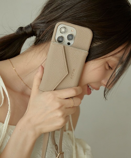 ACYM（アシーム）の「iPhone12/12/pro/13/13pro/14/14pro/15/15pro Smart holder iphone ケース アイフォンケース（スマホケース/カバー・レディース・ブラック/ベージュ・SMALL/MEDIUM/LARGE/X-LARGE/XX-LARGE/XXX-LARGE）」の11枚目の写真