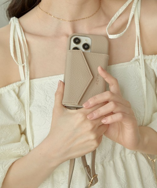 ACYM（アシーム）の「iPhone12/12/pro/13/13pro/14/14pro/15/15pro Smart holder iphone ケース アイフォンケース（スマホケース/カバー・レディース・ブラック/ベージュ・SMALL/MEDIUM/LARGE/X-LARGE/XX-LARGE/XXX-LARGE）」の12枚目の写真