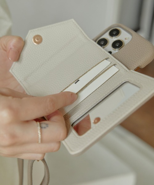 ACYM（アシーム）の「iPhone12/12/pro/13/13pro/14/14pro/15/15pro Smart holder iphone ケース アイフォンケース（スマホケース/カバー・レディース・ブラック/ベージュ・SMALL/MEDIUM/LARGE/X-LARGE/XX-LARGE/XXX-LARGE）」の5枚目の写真