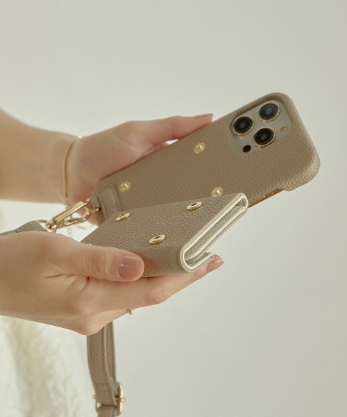 ACYM（アシーム）の「iPhone12/12/pro/13/13pro/14/14pro/15/15pro Smart holder iphone ケース アイフォンケース（スマホケース/カバー・レディース・ブラック/ベージュ・SMALL/MEDIUM/LARGE/X-LARGE/XX-LARGE/XXX-LARGE）」の7枚目の写真