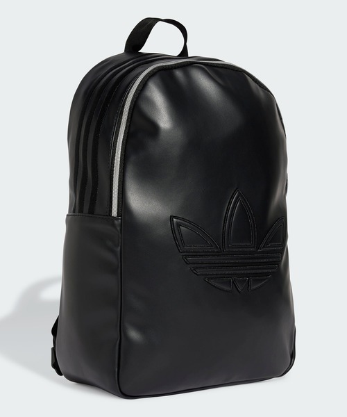 adidas(アディダス)の「ポリウレタン トレフォイル アウトライン バックパック / アディダスオリジナルス adidas Originals(バックパック/リュック・メンズ・ブラック・FREE)」の4枚目の写真