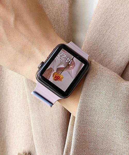 LUON(ルオン)の「LUON / Apple Watch Band / 磁気式アップルウォッチ バンド(デジタル腕時計・レディース・グリーン系1/パープル系2/ホワイト系1/ホワイト系2/ブラウン系1/レッド系1/ブラック系1/グリーン系2/パープル系1/グレー系1/イエロー系1/ピンク系1/ピンク系2/ブルー系1・A/B)」の17枚目の写真