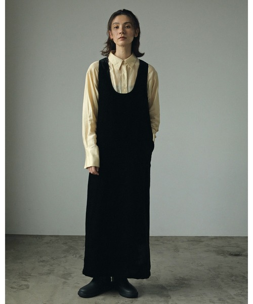 anuke(アンヌーク)の「Velour Balloon Onepiece(ワンピース・レディース・ブラック・36inch/38inch)」の2枚目の写真