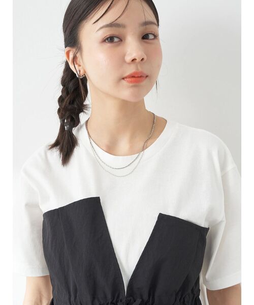 2025-25 秋冬新作  セール】ビスチェドッキングプルオーバー（Tシャツ/カットソー ジャケット・アウター