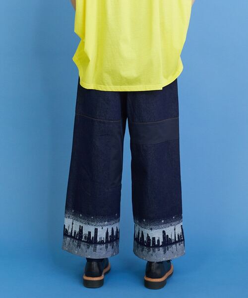 FRAPBOIS（フラボア）の「イブニングタウン パンツ（デニムパンツ・レディース・ネイビー/ブルー・2/1）」の8枚目の写真