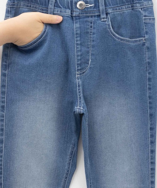 NAVY(ネイビー)の「【 キッズ ガールズ 】NAVY ストレッチ ストレート デニム ウエストギャザーパンツ のびるモン(デニムパンツ・キッズ・ネイビー/ブルー/サックスブルー・160/150/140/130/120/110)」の14枚目の写真