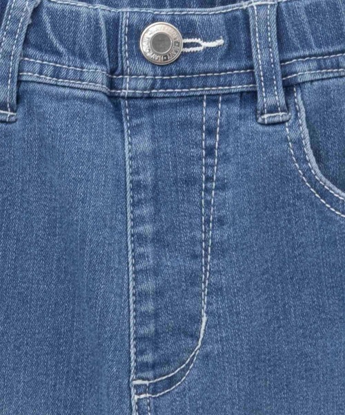 NAVY(ネイビー)の「【 キッズ ガールズ 】NAVY ストレッチ ストレート デニム ウエストギャザーパンツ のびるモン(デニムパンツ・キッズ・ネイビー/ブルー/サックスブルー・160/150/140/130/120/110)」の4枚目の写真