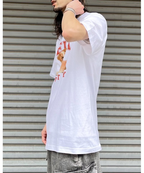 spiritoso（スピリトーゾ）の「【spiritoso】RELAX シートプリントTシャツ (CP)（Tシャツ/カットソー・レディース・ブラック/ホワイト/オートミール・M/L）」の21枚目の写真