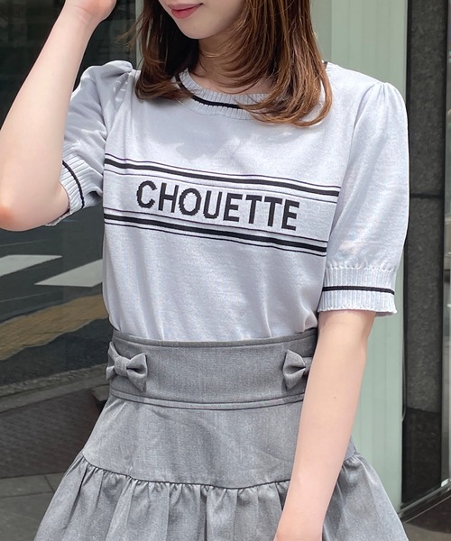 TORTE(トルテ)の「CHOUETTEラインロゴニット(ニット/セーター・レディース・ホワイト/ピンク/ブラック/ブルー・FREE)」の17枚目の写真