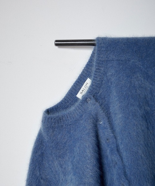 フォックスカシミアクルーネッククロップドカーディガン セール】フォックスカシミアクルーネッククロップドカーディガン