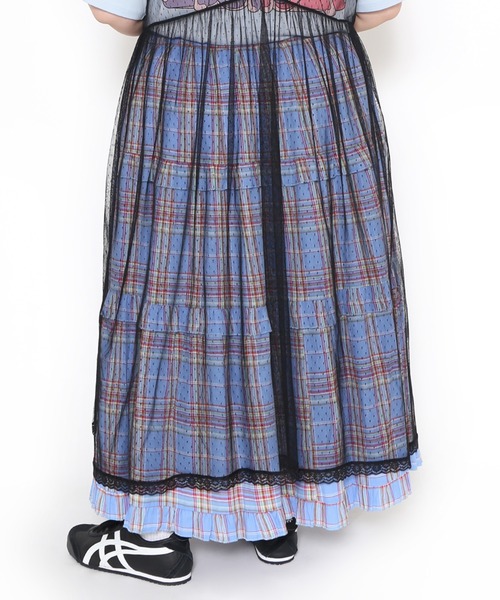 PUNYUS(プニュズ)の「レースレイヤードワンピース(ワンピース・レディース・ブラック/ホワイト・1/2/3/4)」の18枚目の写真