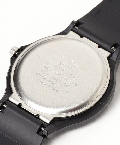 BEAMS BOY(ビームスボーイ)の「CASIO / MQ-24B-1BJF(ユニセックス)(アナログ腕時計・レディース・ブラック・ONE SIZE)」の4枚目の写真