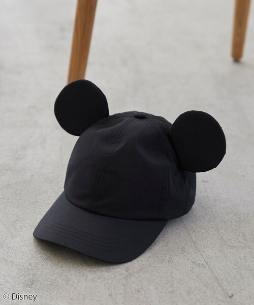 Disney（ディズニー）の「coen／Disney（ディズニー）シルエットキャップ（キャップ・レディース・ベージュ/ブラック・FREE）」の2枚目の写真