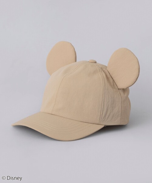 Disney（ディズニー）の「coen／Disney（ディズニー）シルエットキャップ（キャップ・レディース・ベージュ/ブラック・FREE）」の6枚目の写真