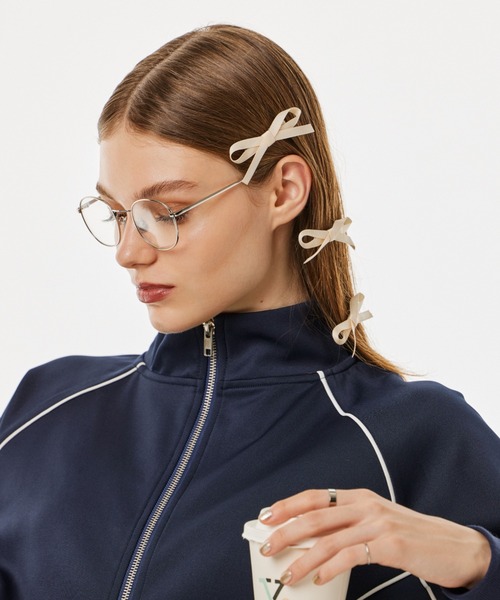 FOREVER 21(フォーエバー トゥエンティーワン)の「4セットリボンヘアピン34(ヘアピン・レディース・ピンク系その他/ブラック/オフホワイト/グレー/ブルー系その他/イエロー・FREE)」の2枚目の写真