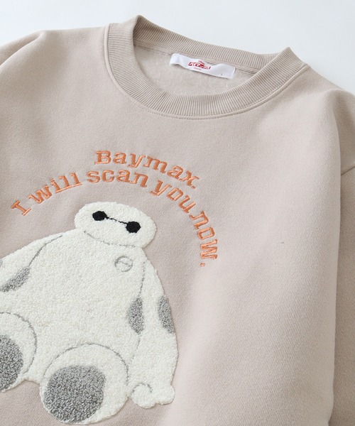 Disney(ディズニー)の「【Disney/ディズニー】アートワークデザイン 裏起毛 サガラ刺繍 クルーネック スウェット トレーナー(スウェット・レディース・ベージュ/ネイビー/グリーン/ライトグレー・M/L)」の20枚目の写真