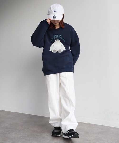 セール】【Disney/ディズニー】アートワークデザイン 裏起毛 サガラ