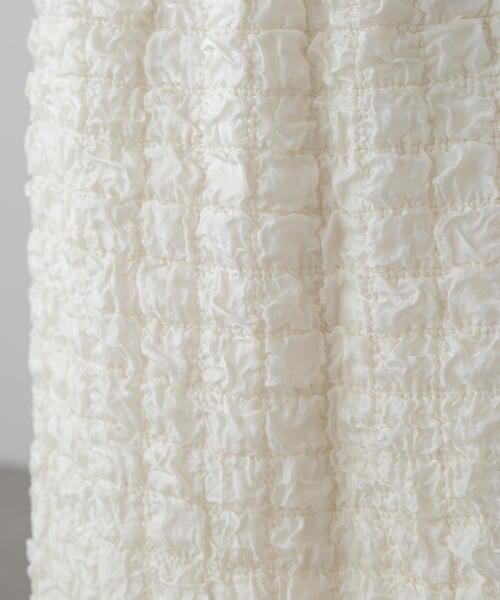 FREE'S MART（フリーズマート）の「◆ぽこぽこナロースカート（スカート・レディース・ホワイト/ライトグリーン/ブラック・SMALL/MEDIUM）」の9枚目の写真