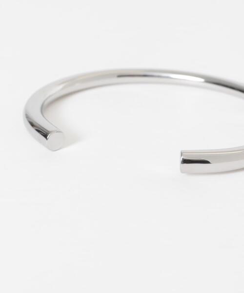 URBAN RESEARCH(アーバンリサーチ)の「URBAN RESEARCH iD サークルラウンドステンバングル(ブレスレット・メンズ・シルバー・FREE)」の4枚目の写真