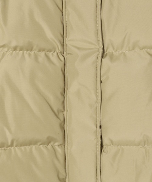 LEPSIM（レプシィム）の「エアサーマルワイドスタンドベスト　116902（ダウンベスト・レディース・ブラック/ベージュ/オフホワイト・FREE）」の5枚目の写真