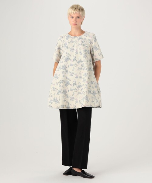 GANNI（ガニー）の「GANNI デニムミニドレス（ワンピース・レディース・ホワイト系その他・34）」の2枚目の写真