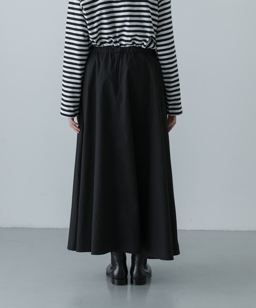 かぐれ（カグレ）の「コットンフレアスカート（スカート・レディース・オフホワイト/ブラック・FREE）」の20枚目の写真