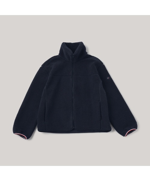 TOMMY HILFIGER（トミーヒルフィガー）の「レギュラーテディジップアップジャケット（その他アウター・レディース・ベージュ/ネイビー・X-SMALL/MEDIUM/SMALL）」の14枚目の写真