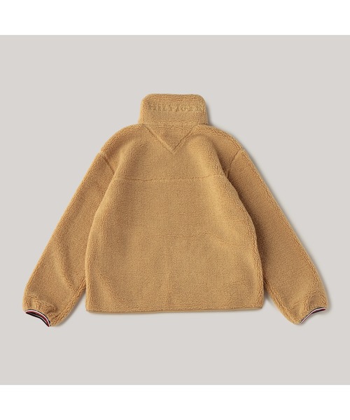 TOMMY HILFIGER（トミーヒルフィガー）の「レギュラーテディジップアップジャケット（その他アウター・レディース・ベージュ/ネイビー・X-SMALL/MEDIUM/SMALL）」の11枚目の写真