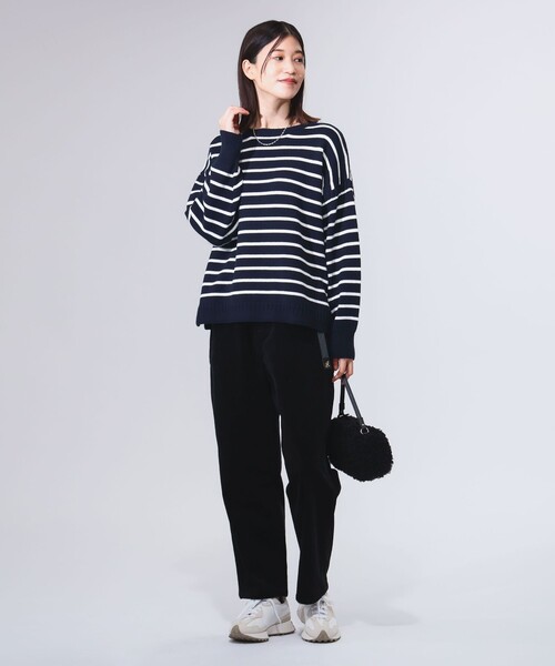 B:MING by BEAMS(ビーミングバイビームス)の「ボーダー フィッシャーマン ニット(ニット/セーター・レディース・ホワイト系その他2/ネイビー系/ホワイト系その他・ONE SIZE)」の19枚目の写真
