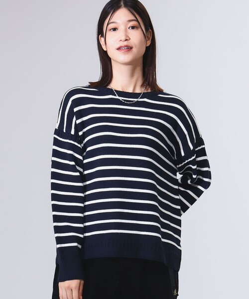 B:MING by BEAMS(ビーミングバイビームス)の「ボーダー フィッシャーマン ニット(ニット/セーター・レディース・ホワイト系その他2/ネイビー系/ホワイト系その他・ONE SIZE)」の22枚目の写真