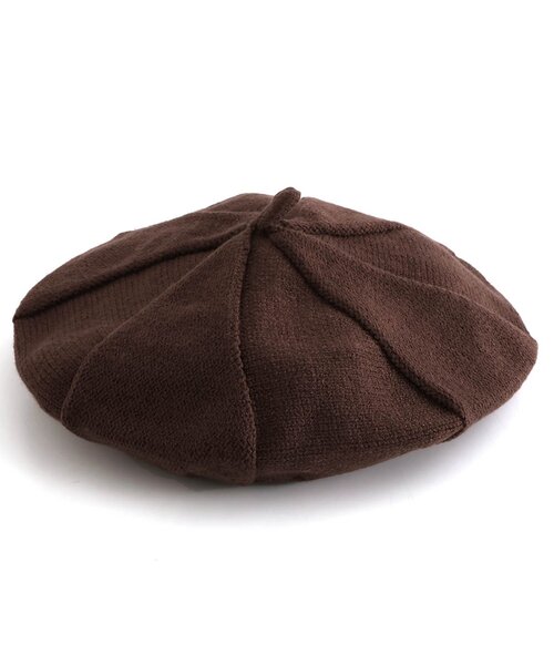 Ampersand（アンパサンド）の「ホイップ ニットベレー（ハンチング/ベレー帽・キッズ・ブラウン/グレー/ブラック/アイボリー・50/54/58）」の9枚目の写真