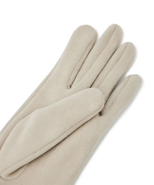 VIS（ビス）の「フェイクスェードファーグローブ（手袋・レディース・ブラック/ベージュ・FREE）」の8枚目の写真