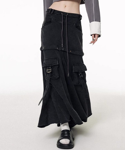 Detachable Cargo Skirt / デタッチャブルカーゴスカート（スカート）｜Chick（チック）