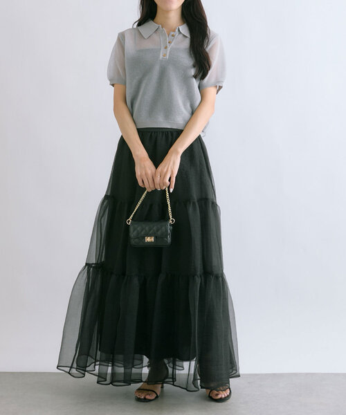 La boutique BonBon（ラブティックボンボン）の「【miki監修】カップ付2WAYキャミソール（キャミソール・レディース・アイボリー/ブラック/チャコールグレー/ホワイト/モスグリーン/ピンク/ライトベージュ/ライトグレー・FREE/PS）」の19枚目の写真