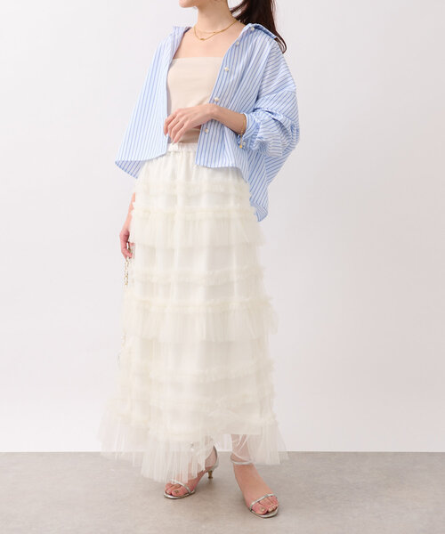 La boutique BonBon(ラブティックボンボン)の「【miki監修】カップ付2WAYキャミソール(キャミソール・レディース・アイボリー/ブラック/チャコールグレー/ホワイト/モスグリーン/ピンク/ライトベージュ/ライトグレー・FREE/PS)」の14枚目の写真