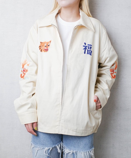 HOUSTON（ヒューストン）の「HOUSTON / VIETNAM JACKET / 51350 / 51351（スカジャン・レディース・その他2/その他1/その他3/その他5/その他4・X-LARGE/LARGE）」の4枚目の写真