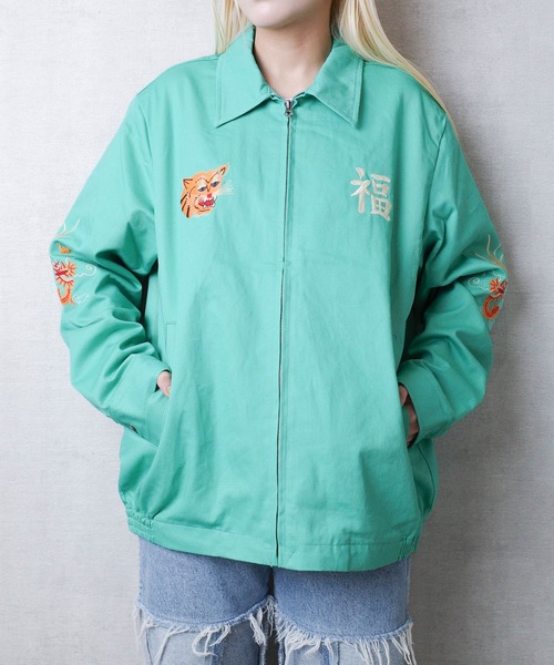 HOUSTON（ヒューストン）の「HOUSTON / VIETNAM JACKET / 51350 / 51351（スカジャン・レディース・その他2/その他1/その他3/その他5/その他4・X-LARGE/LARGE）」の21枚目の写真