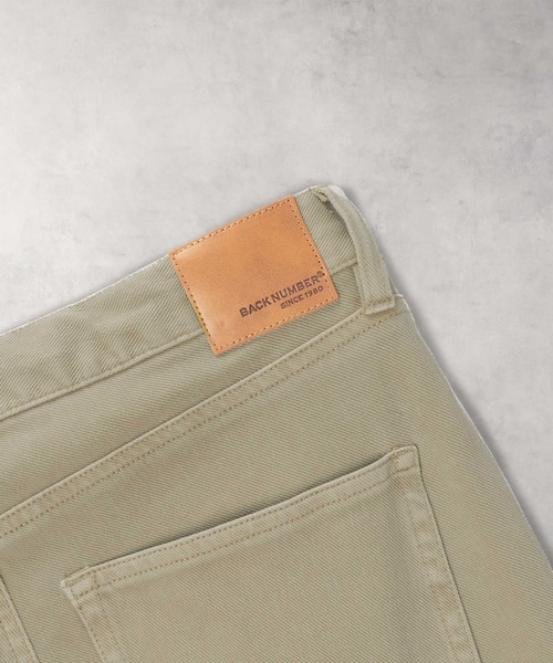 BACK NUMBER（バックナンバー）の「【BACK NUMBER】製品染めカット5ポケットパンツ（その他パンツ・メンズ・ブラック/オリーブ/ダークグレー/ベージュ・28inch/30inch/32inch/34inch）」の10枚目の写真
